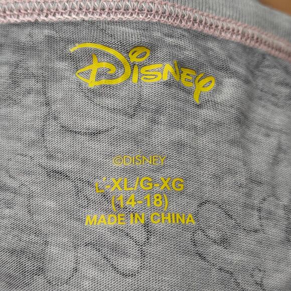 Disney Mickey Mouse All Over Print Short Sleeve Sleep Shirt Womens L-XL - Picture 2 of 4